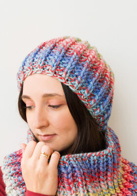 MÜTZE Merino Twister von Lana Grossa