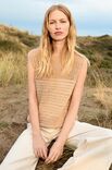 Lana Grossa TOP IM STRUKTUR- UND LOCHMUSTER Cotton Wool