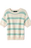 Lana Grossa PULLOVER IM STRUKTURMUSTER MIT STREIFEN Summer Cashmere