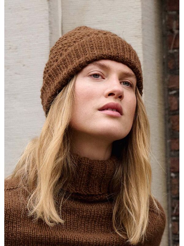 Lana Grossa MÜTZE Natural Lama Chunky