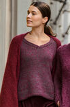 Lana Grossa V-PULLOVER Winter Softness & Silkhair