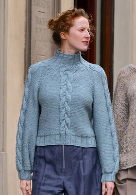 ZOPF-RAGLAN-PULLOVER Alta Moda Alpaca von Lana Grossa