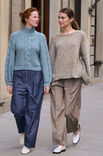Lana Grossa PULLOVER Nebbia & Superkid Seta