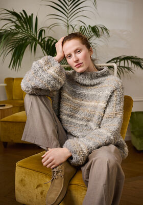 STREIFEN-PULLOVER Orsetto von Lana Grossa