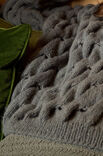 Lana Grossa ZOPFMUSTER-PULLOVER Nebbia