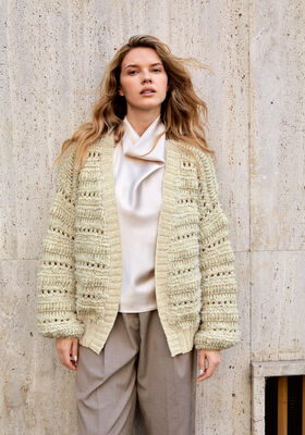 JACKE IM GARNMIX Alta Moda Alpaca, Orsetto & Chiaro von Lana Grossa