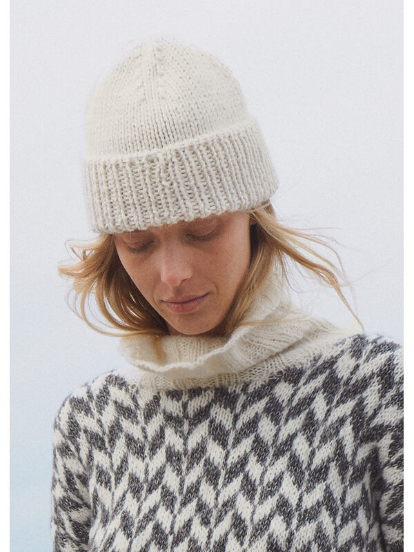 Lana Grossa MÜTZE Natural Alpaca Classico