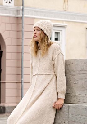 MÜTZE Natural Alpaca Pelo von Lana Grossa