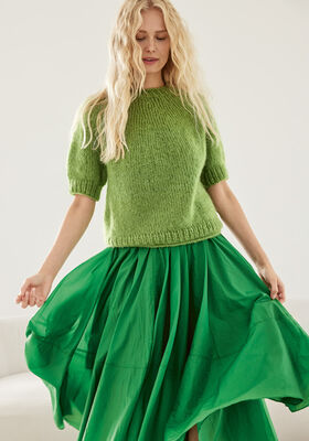 RUNDPASSEN-PULLOVER Mohair di Gio von Lana Grossa