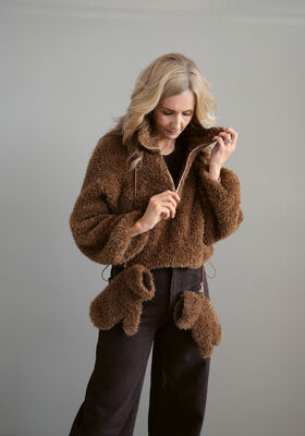 CLOUD PILE-PULLOVER Pelliccia von Lana Grossa