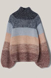 Lana Grossa RAGLANPULLOVER IN BLOCKSTREIFEN Ecopuno & Setasuri