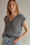 Lana Grossa PULLUNDER IM RECHTS-LINKS-STRUKTURMUSTER Natural Alpaca Classico