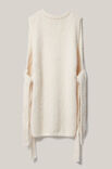 Lana Grossa SLIPOVER GLATT RECHTS Natural Alpaca Pelo