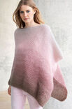 Lana Grossa PONCHO OMBRÉ-VERLAUF Silkhair