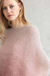Lana Grossa PONCHO OMBRÉ-VERLAUF Silkhair