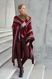 Lana Grossa PONCHO MIT ETHNO-STREIFEN Alta Moda Alpaca