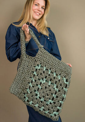 HÄKELTASCHE The Loop & The Core von Lana Grossa