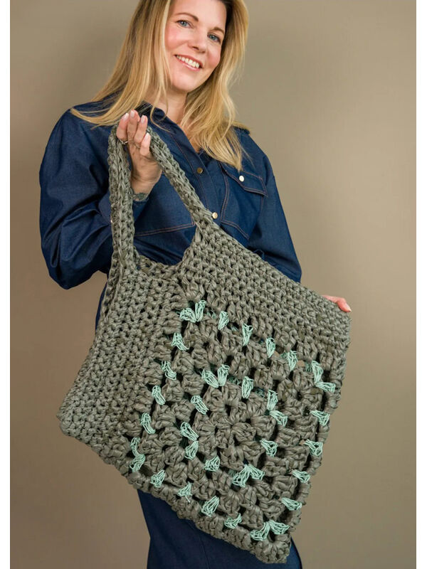 Lana Grossa HÄKELTASCHE The Loop & The Core