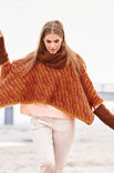 Lana Grossa PONCHO IM TIGERMUSTER Silkhair