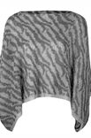 Lana Grossa PONCHO IM TIGERMUSTER Silkhair