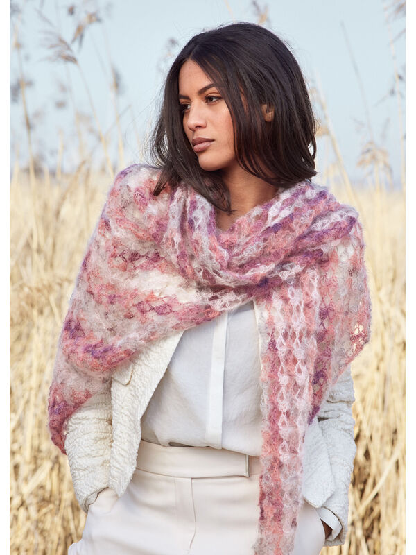 Lana Grossa DREIECKSTUCH Silkhair Haze Print