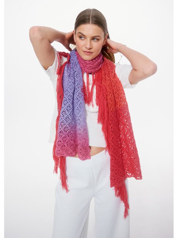 Lana Grossa STOLA Merino Lace Aquarell & Cool Wool Lace