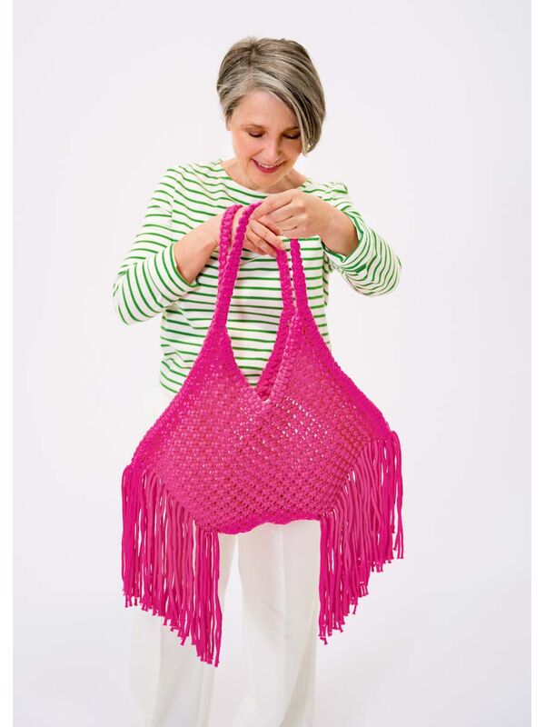 Lana Grossa TASCHE IN MAKRAMEE-TECHNIK The Tube