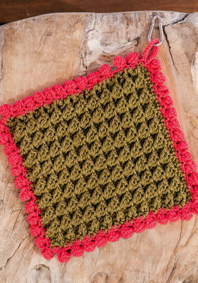 TOPFLAPPEN IM RELIEFMUSTER Cotone von Lana Grossa