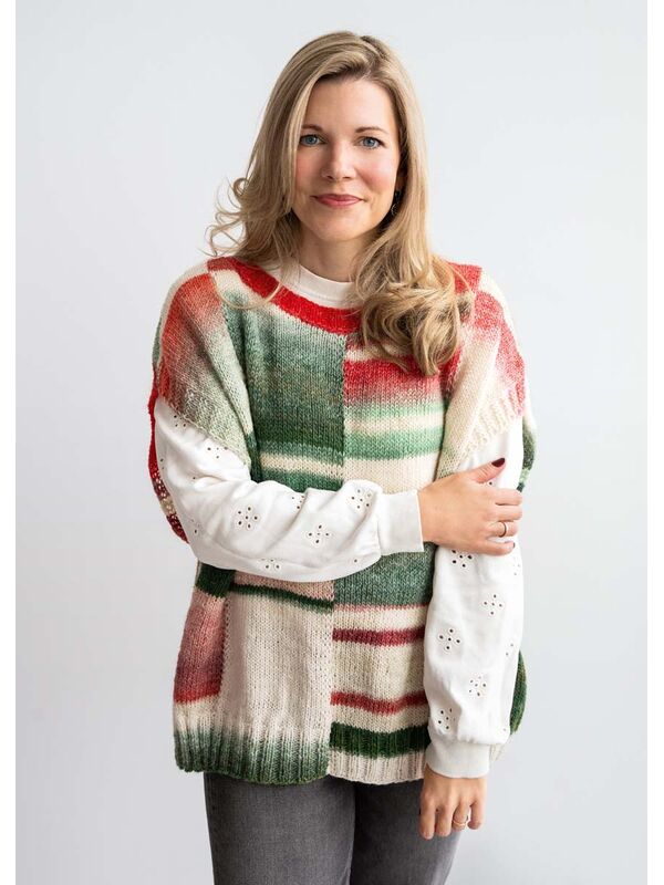 Lana Grossa KARO-SLIPOVER Gomitolo (Christmas Edition Lurex)