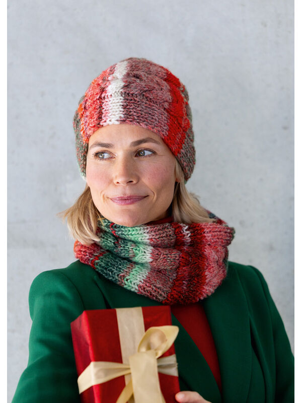 Lana Grossa MÜTZE Christmas Edition Big Lurex