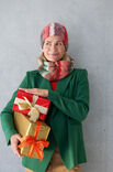 Lana Grossa MÜTZE Christmas Edition Big Lurex