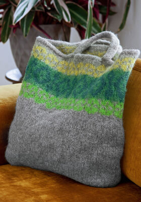 SHOPPER MIT NORWEGERMUSTER Feltro von Lana Grossa