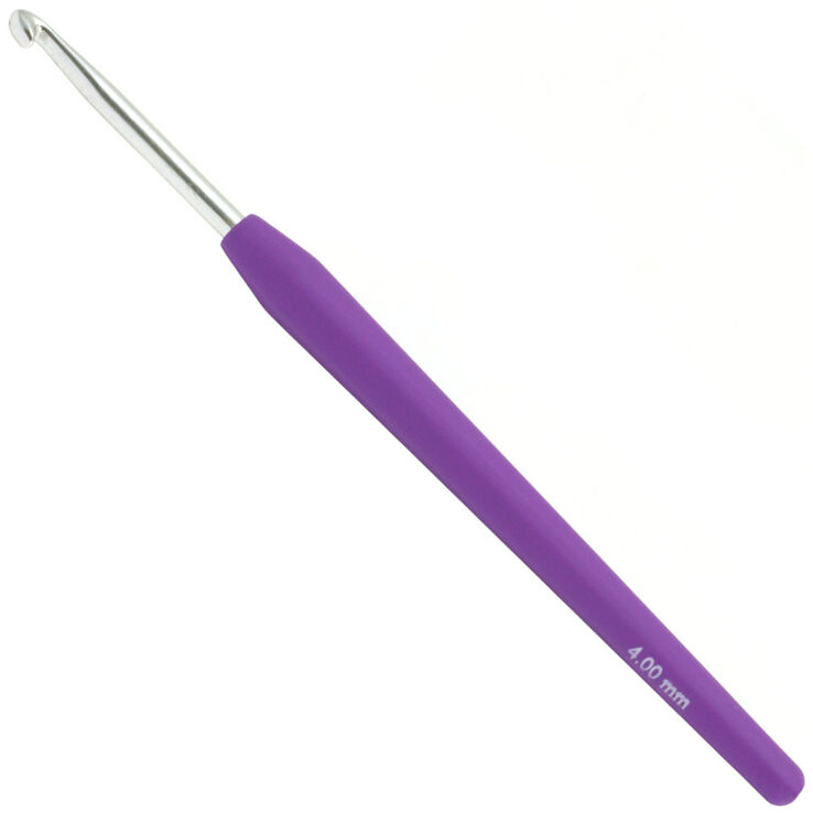 Wollhäkelnadel Design Color (mit Softgriff) St. 4,0 - von Lana Grossa