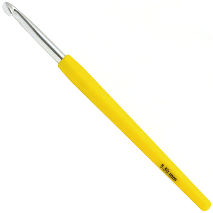 Wollhäkelnadel Design Color (mit Softgriff) St. 5,5 - von Lana Grossa