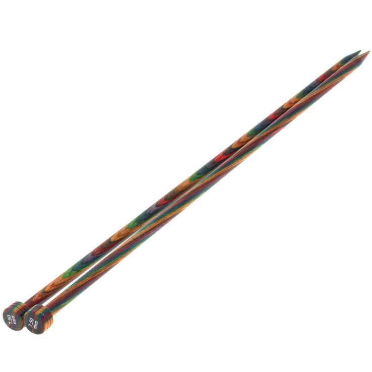 Jackenstricknadel Design-Holz Color St. 7,5/35cm - von Lana Grossa