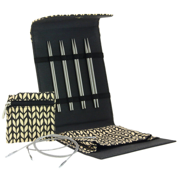 Nadel-Set Edelstahl Klein (Schwarz) - von Lana Grossa