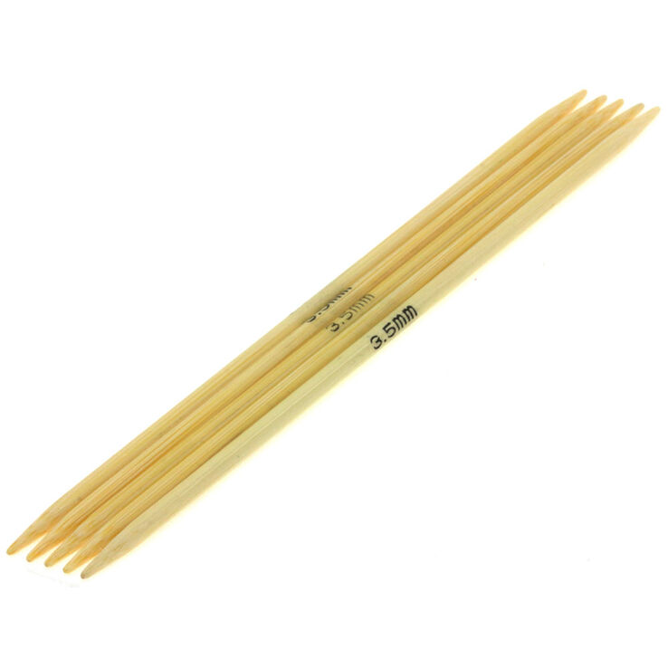 Strumpfstricknadel Bambus St. 3,5/15cm - von Lana Grossa