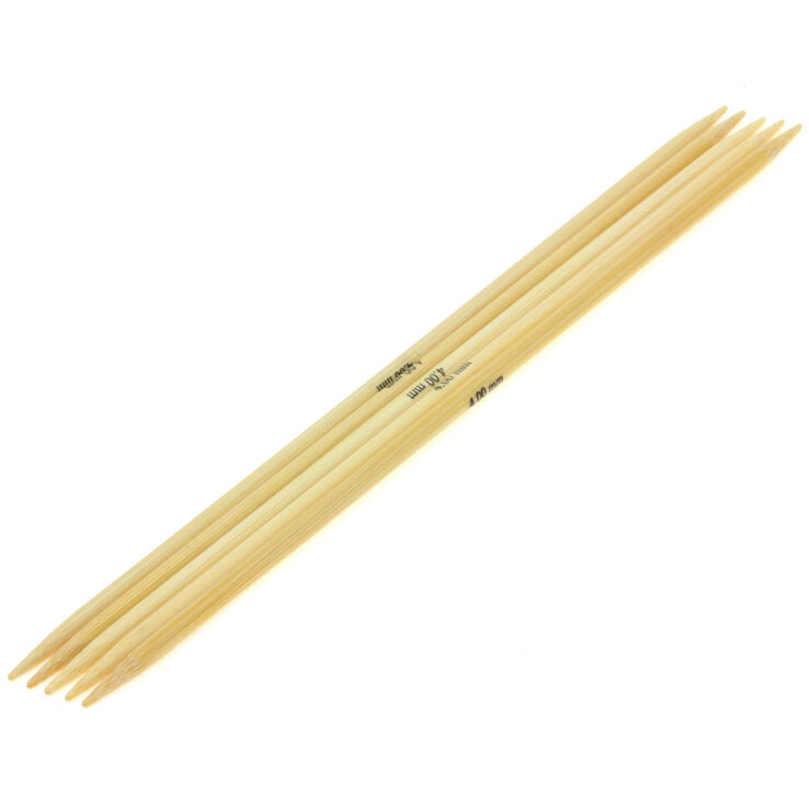 Strumpfstricknadel Bambus St. 4,0/20cm - von Lana Grossa