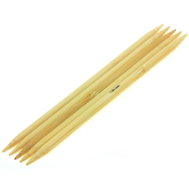Strumpfstricknadel Bambus St. 7,0/20cm - von Lana Grossa