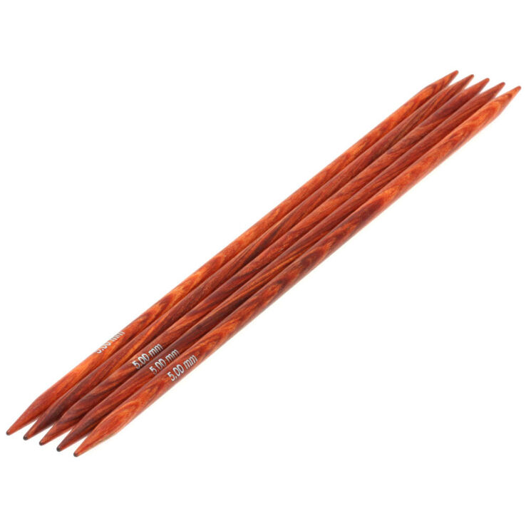Strumpfstricknadel Design-Holz Signal St. 5,0/20cm - von Lana Grossa