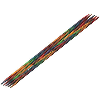 Lana Grossa Strumpfstricknadel Design-Holz Multicolor St. 3,0/15cm