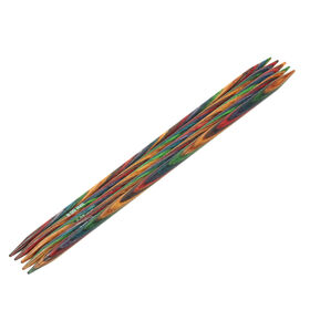 Strumpfstricknadel Design-Holz Multicolor St. 6,0/20cm von Lana Grossa