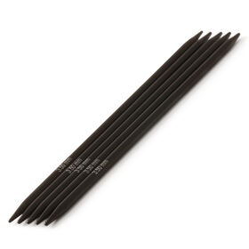 Strumpfstricknadel Nera Ebenholz St. 3,5/15cm von Lana Grossa
