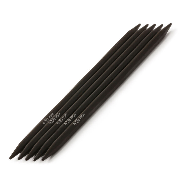 Strumpfstricknadel Nera Ebenholz St. 4,5/15cm - von Lana Grossa