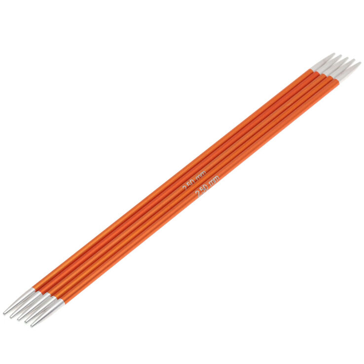 Strumpfstricknadel Aluminium Rainbow St. 2,5/15cm - von Lana Grossa