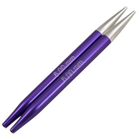 Nadelspitzen Vario Aluminium Rainbow St. 6,0 kurz  von Lana Grossa