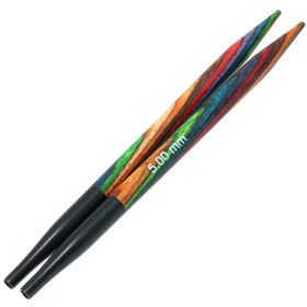 Nadelspitzen Vario Design-Holz Multicolor St. 5,0 kurz von Lana Grossa