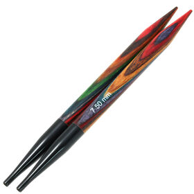 Nadelspitzen Vario Design-Holz Multicolor St. 7,5  von Lana Grossa