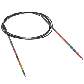 Rundstricknadel Design-Holz Multicolor St. 2,5/100cm  von Lana Grossa