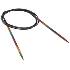 Rundstricknadel Design-Holz Multicolor St. 3,5/120cm  von Lana Grossa